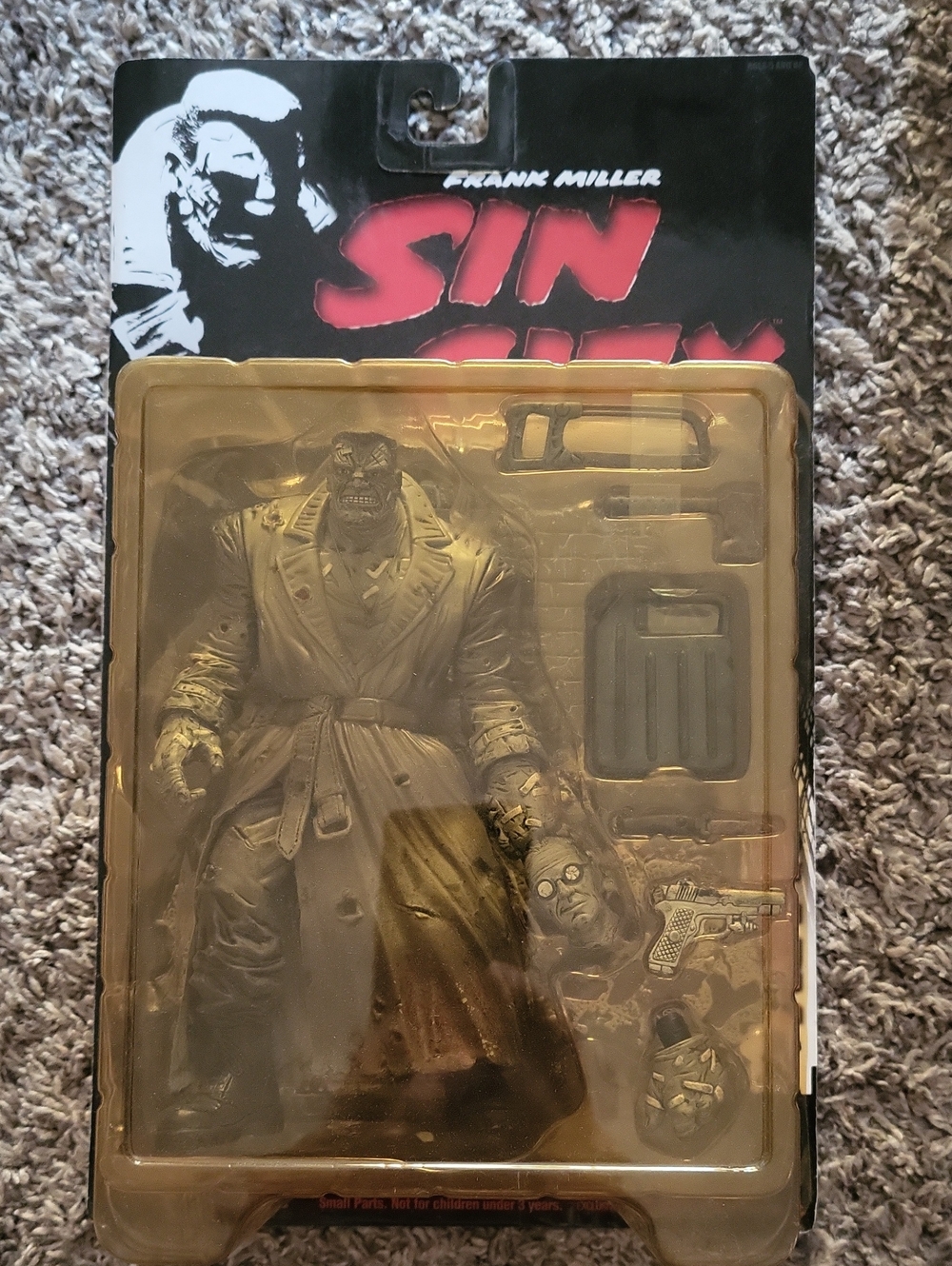 Sin City Themed Black Action Figure Collectible Frank Miller